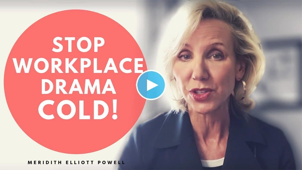 Stop Workplace Drama Cold Video
